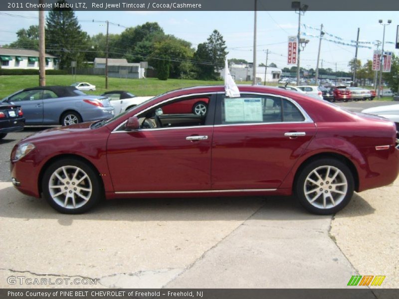 Red Jewel Tintcoat / Cocoa/Cashmere 2011 Chevrolet Malibu LTZ
