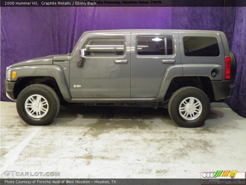 Graphite Metallic / Ebony Black 2008 Hummer H3