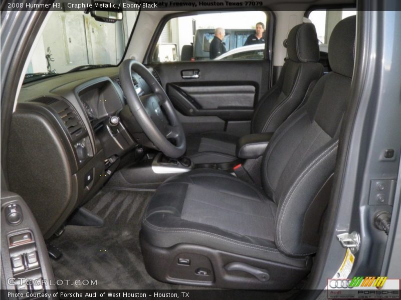 Graphite Metallic / Ebony Black 2008 Hummer H3