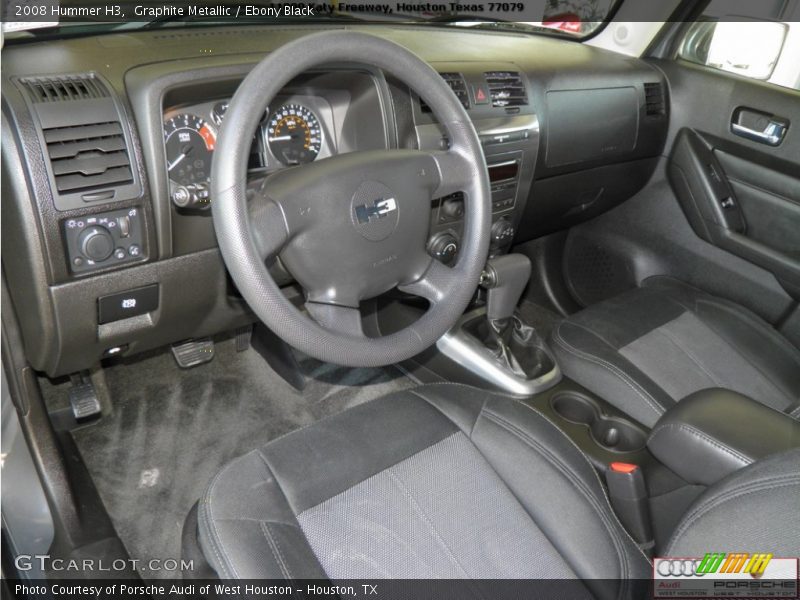Graphite Metallic / Ebony Black 2008 Hummer H3