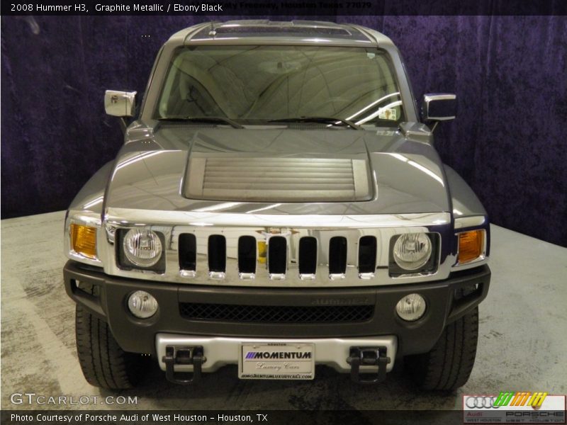 Graphite Metallic / Ebony Black 2008 Hummer H3