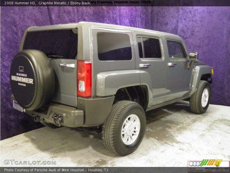 Graphite Metallic / Ebony Black 2008 Hummer H3