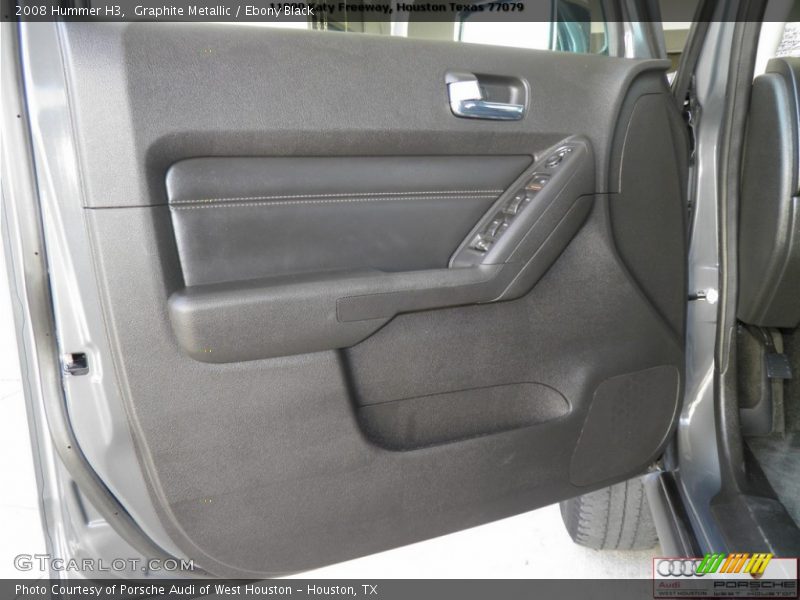 Graphite Metallic / Ebony Black 2008 Hummer H3