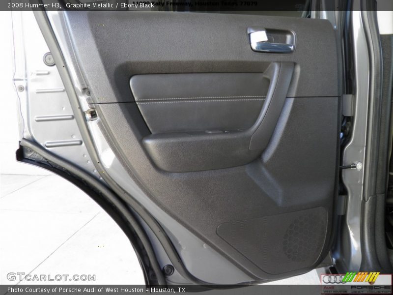 Graphite Metallic / Ebony Black 2008 Hummer H3