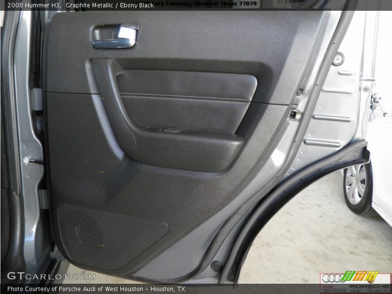 Graphite Metallic / Ebony Black 2008 Hummer H3
