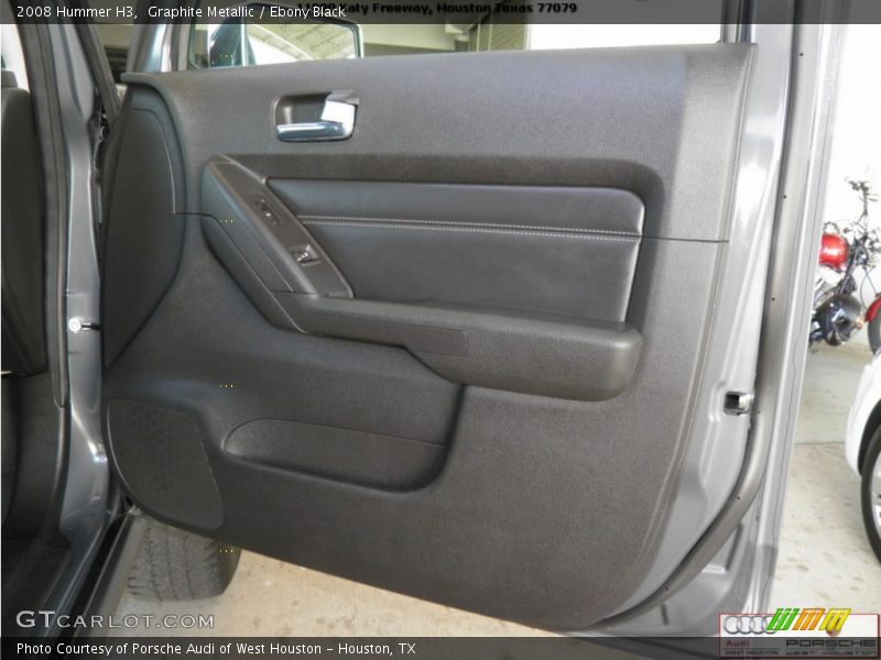 Graphite Metallic / Ebony Black 2008 Hummer H3