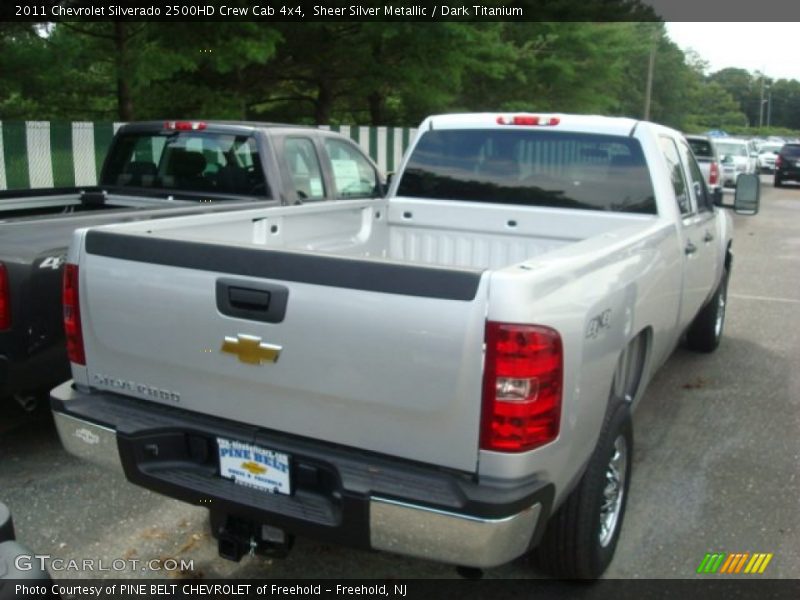 Sheer Silver Metallic / Dark Titanium 2011 Chevrolet Silverado 2500HD Crew Cab 4x4