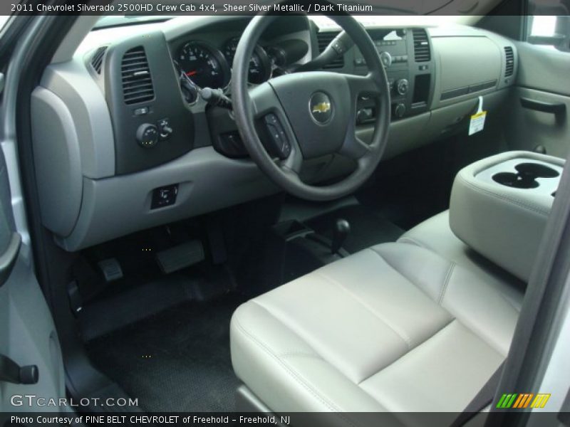Sheer Silver Metallic / Dark Titanium 2011 Chevrolet Silverado 2500HD Crew Cab 4x4
