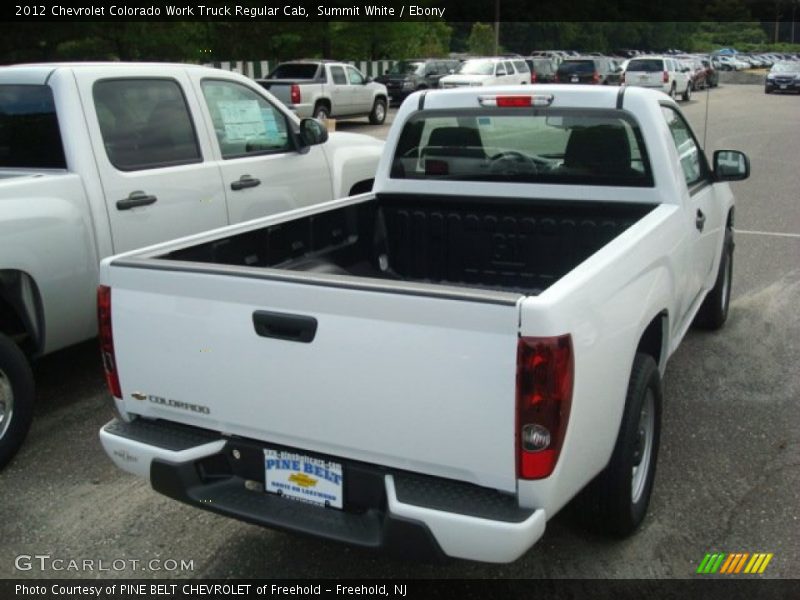 Summit White / Ebony 2012 Chevrolet Colorado Work Truck Regular Cab