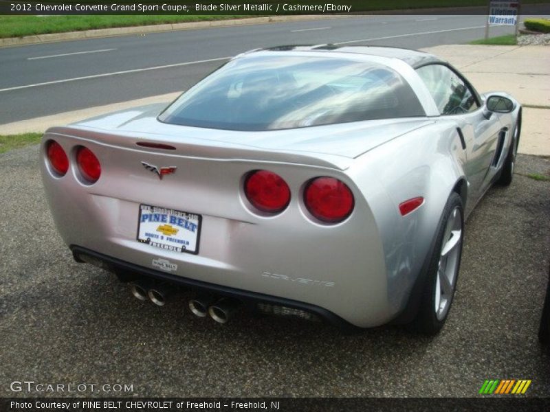 Blade Silver Metallic / Cashmere/Ebony 2012 Chevrolet Corvette Grand Sport Coupe