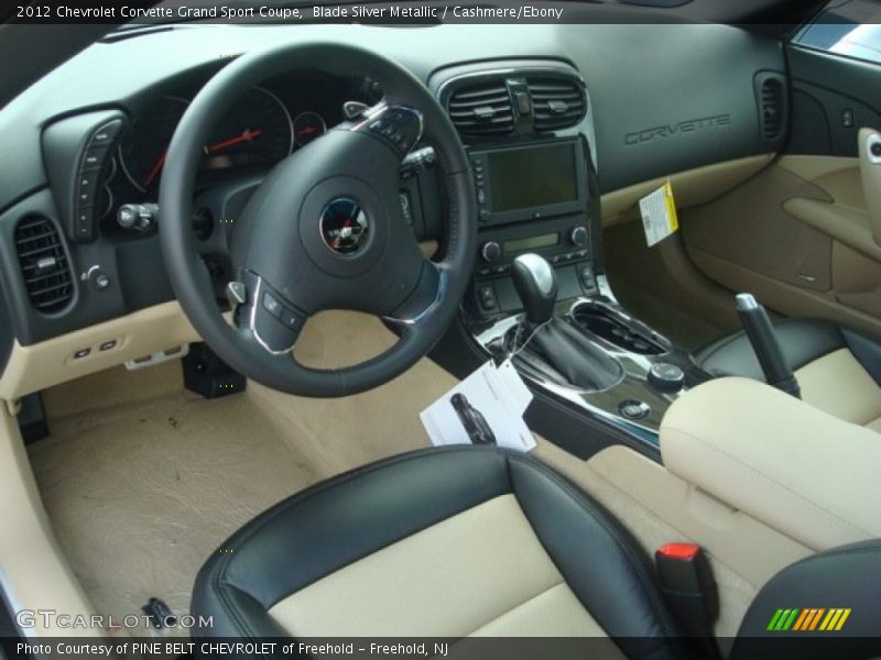 Cashmere/Ebony Interior - 2012 Corvette Grand Sport Coupe 