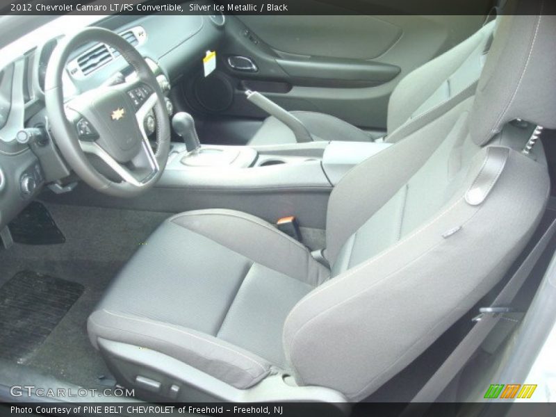  2012 Camaro LT/RS Convertible Black Interior