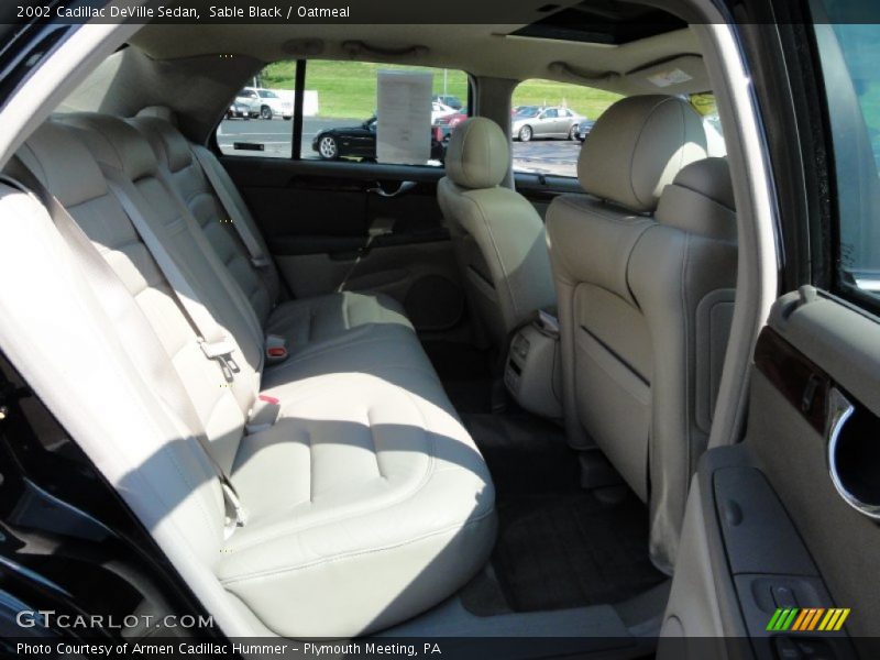 Sable Black / Oatmeal 2002 Cadillac DeVille Sedan
