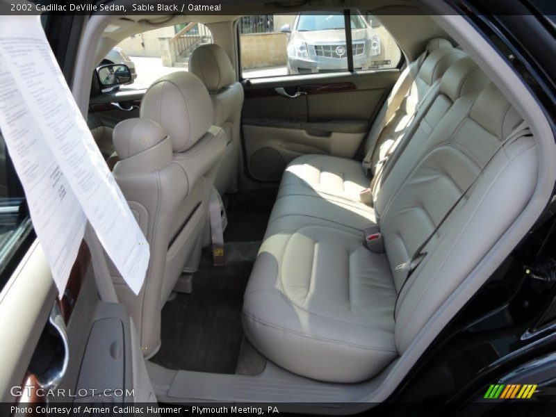 Sable Black / Oatmeal 2002 Cadillac DeVille Sedan