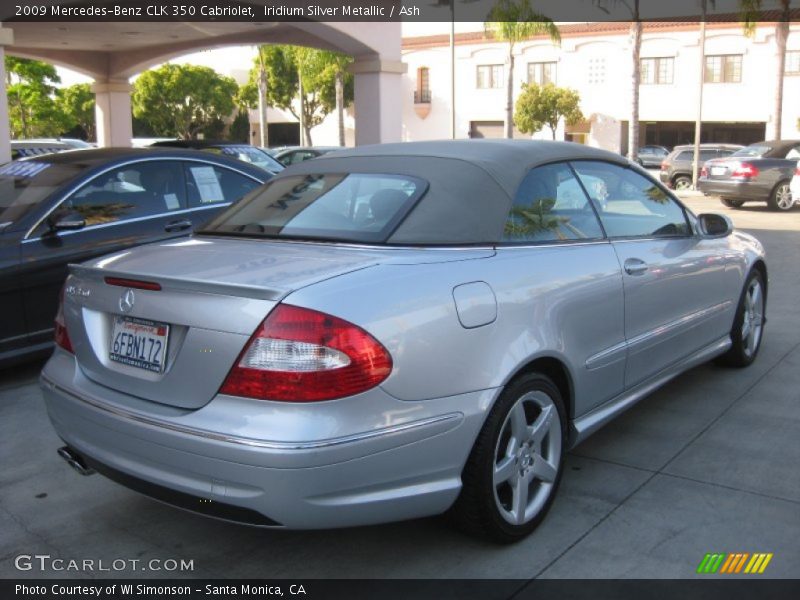 Iridium Silver Metallic / Ash 2009 Mercedes-Benz CLK 350 Cabriolet