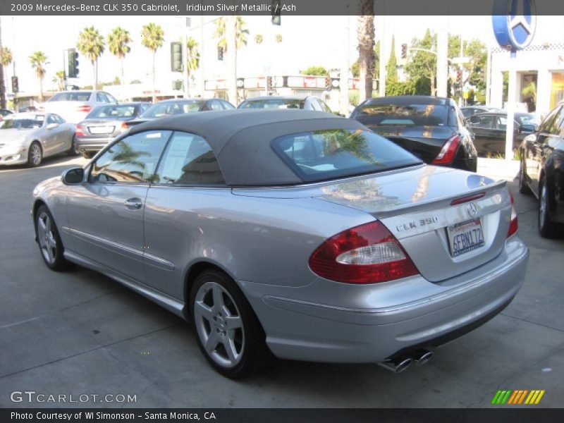Iridium Silver Metallic / Ash 2009 Mercedes-Benz CLK 350 Cabriolet