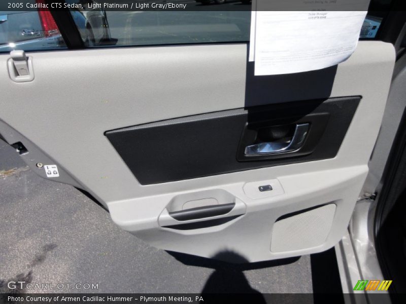 Light Platinum / Light Gray/Ebony 2005 Cadillac CTS Sedan