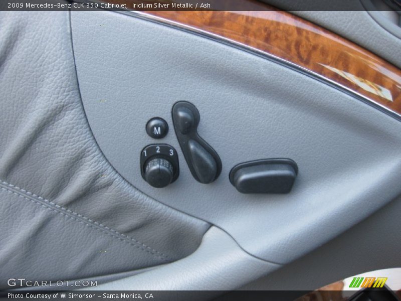 Iridium Silver Metallic / Ash 2009 Mercedes-Benz CLK 350 Cabriolet