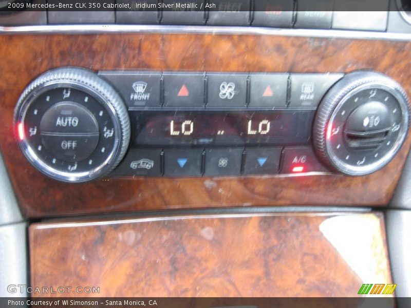 Iridium Silver Metallic / Ash 2009 Mercedes-Benz CLK 350 Cabriolet