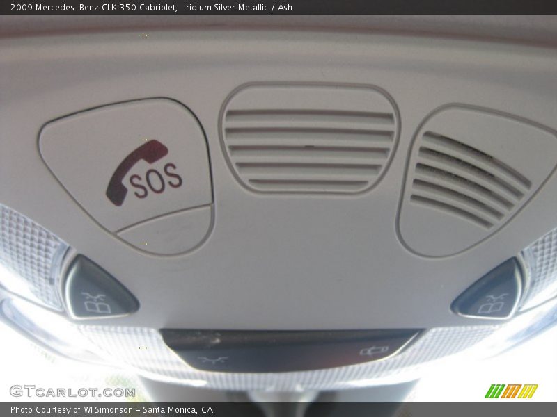 Iridium Silver Metallic / Ash 2009 Mercedes-Benz CLK 350 Cabriolet