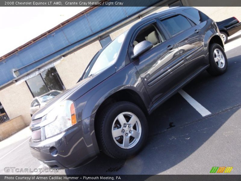 Granite Gray Metallic / Light Gray 2008 Chevrolet Equinox LT AWD