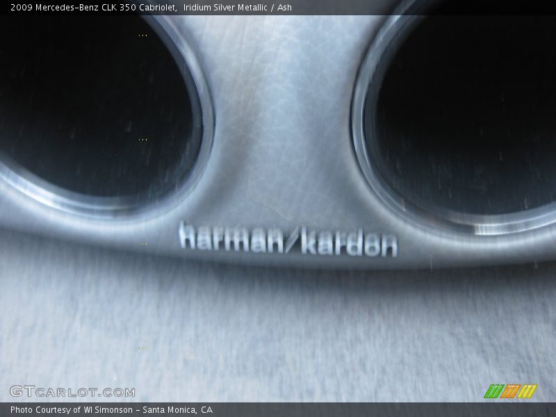 Iridium Silver Metallic / Ash 2009 Mercedes-Benz CLK 350 Cabriolet