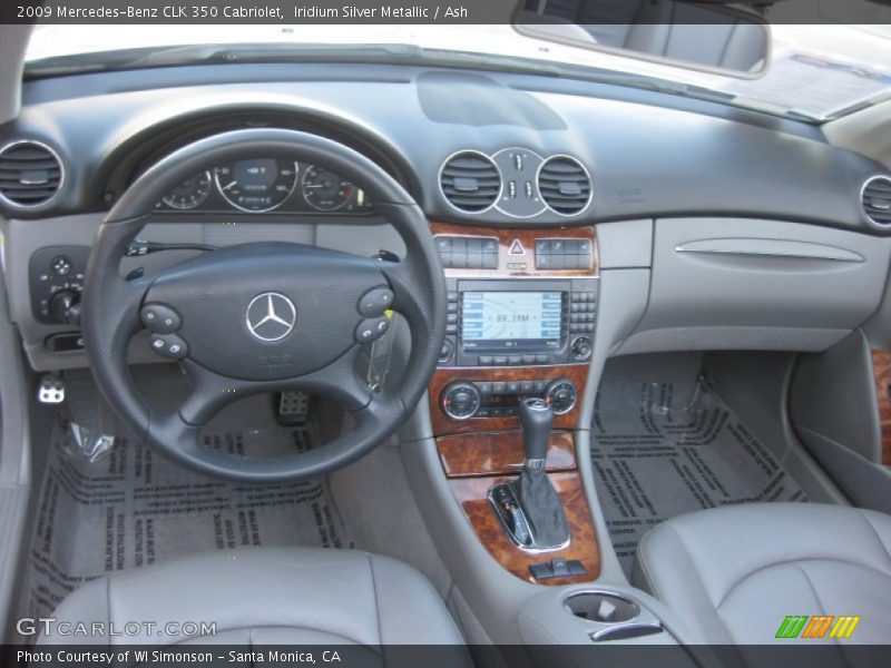 Iridium Silver Metallic / Ash 2009 Mercedes-Benz CLK 350 Cabriolet