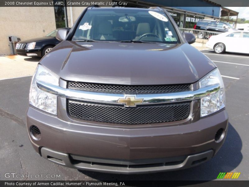 Granite Gray Metallic / Light Gray 2008 Chevrolet Equinox LT AWD