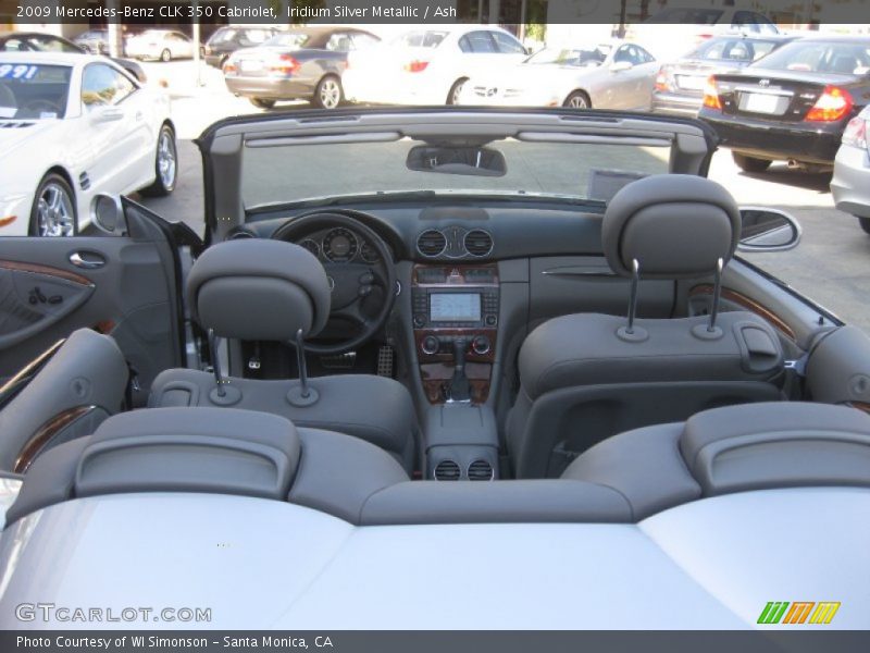 Iridium Silver Metallic / Ash 2009 Mercedes-Benz CLK 350 Cabriolet
