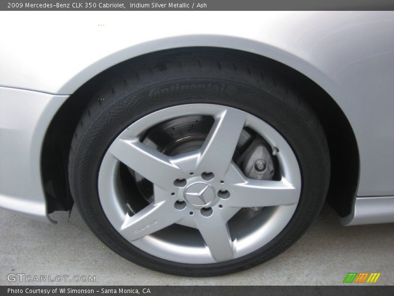 Iridium Silver Metallic / Ash 2009 Mercedes-Benz CLK 350 Cabriolet