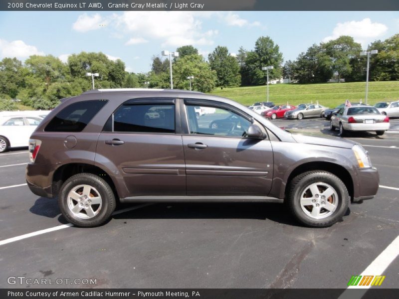 Granite Gray Metallic / Light Gray 2008 Chevrolet Equinox LT AWD