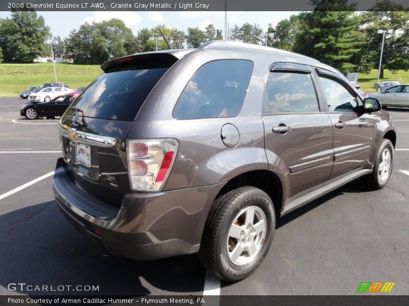 Granite Gray Metallic / Light Gray 2008 Chevrolet Equinox LT AWD