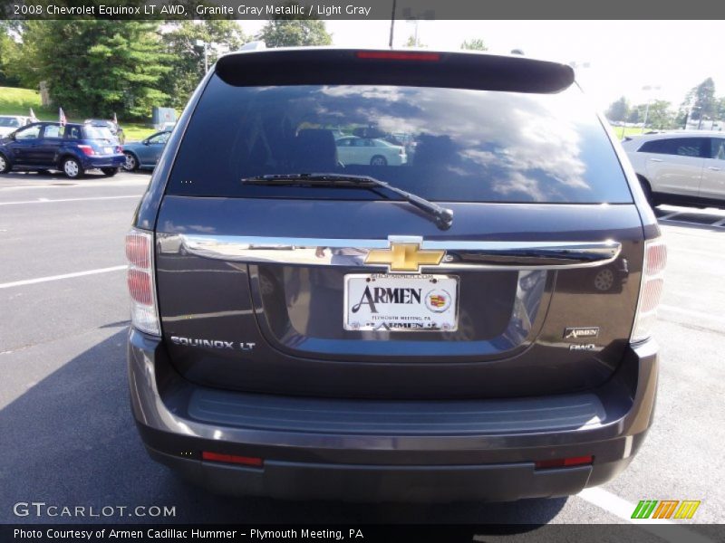 Granite Gray Metallic / Light Gray 2008 Chevrolet Equinox LT AWD