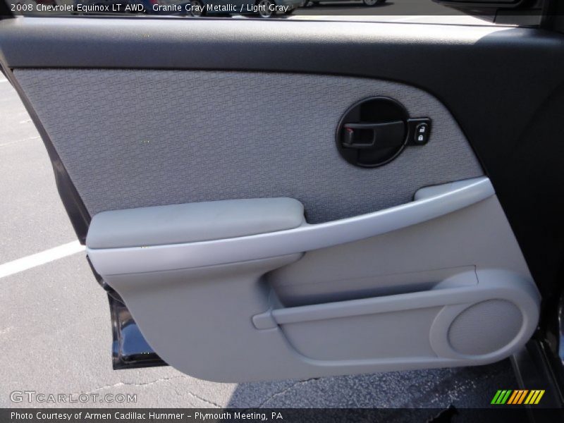 Granite Gray Metallic / Light Gray 2008 Chevrolet Equinox LT AWD