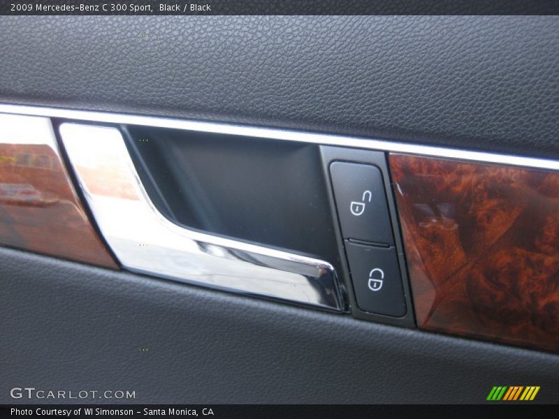 Black / Black 2009 Mercedes-Benz C 300 Sport