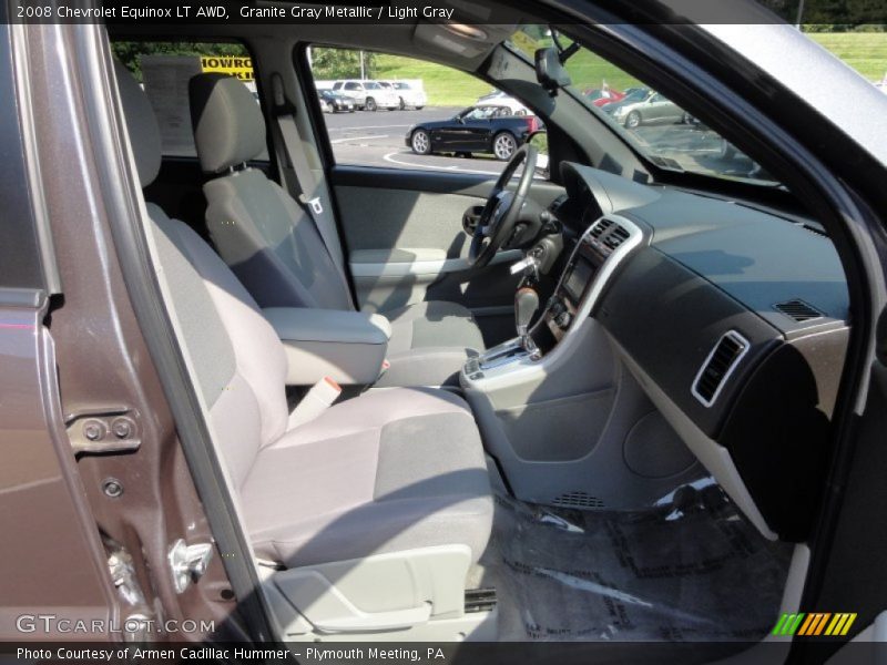 Granite Gray Metallic / Light Gray 2008 Chevrolet Equinox LT AWD