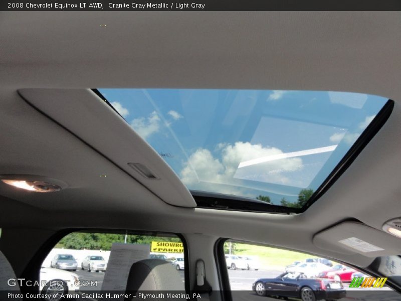 Granite Gray Metallic / Light Gray 2008 Chevrolet Equinox LT AWD