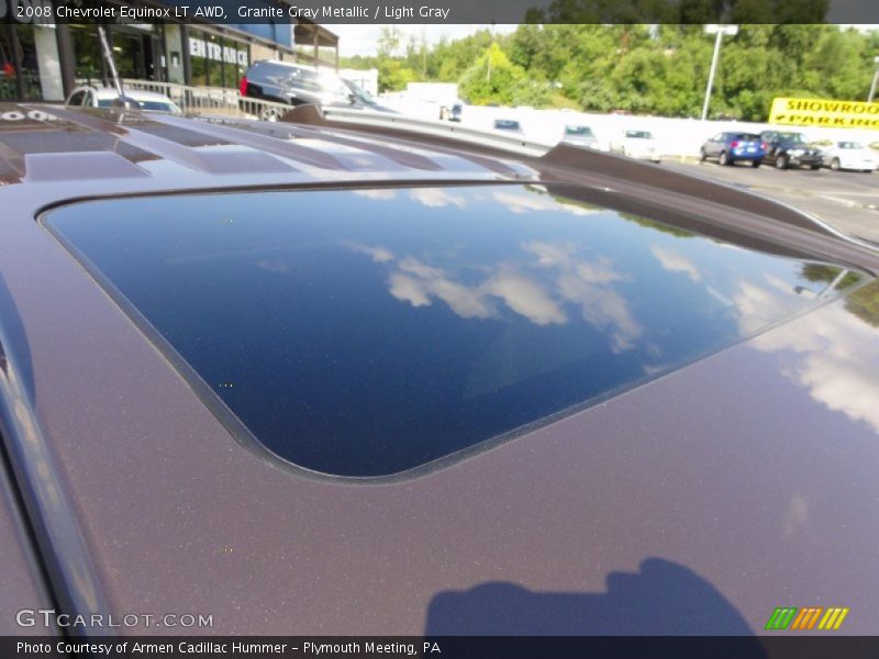 Granite Gray Metallic / Light Gray 2008 Chevrolet Equinox LT AWD