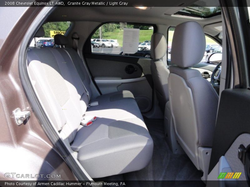 Granite Gray Metallic / Light Gray 2008 Chevrolet Equinox LT AWD