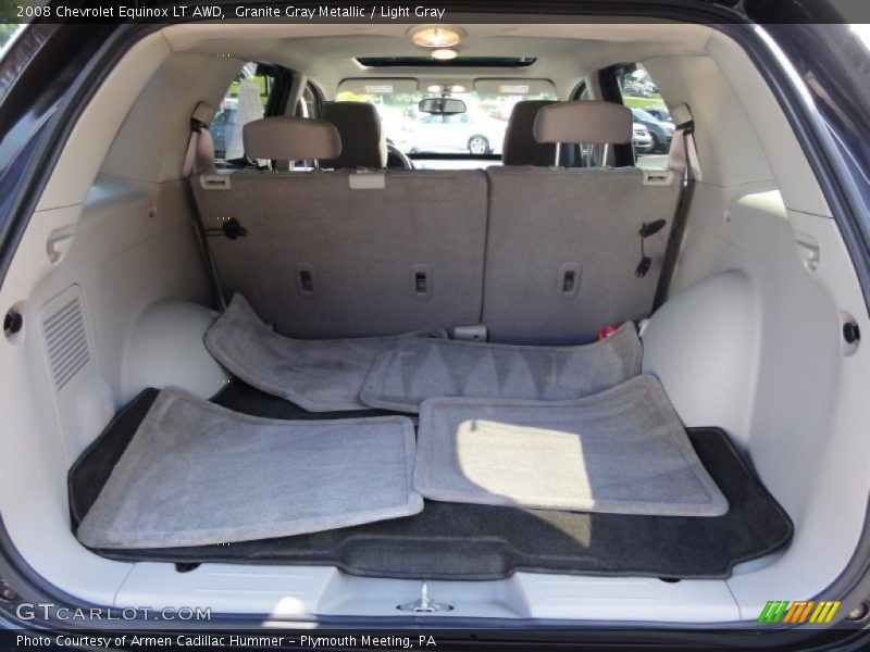 Granite Gray Metallic / Light Gray 2008 Chevrolet Equinox LT AWD