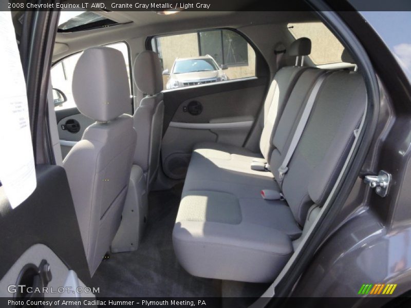 Granite Gray Metallic / Light Gray 2008 Chevrolet Equinox LT AWD