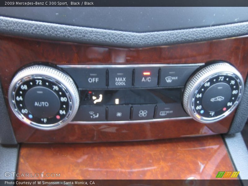 Black / Black 2009 Mercedes-Benz C 300 Sport
