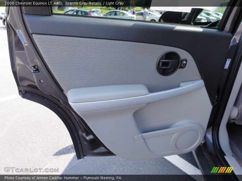 Granite Gray Metallic / Light Gray 2008 Chevrolet Equinox LT AWD