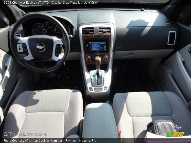 Granite Gray Metallic / Light Gray 2008 Chevrolet Equinox LT AWD