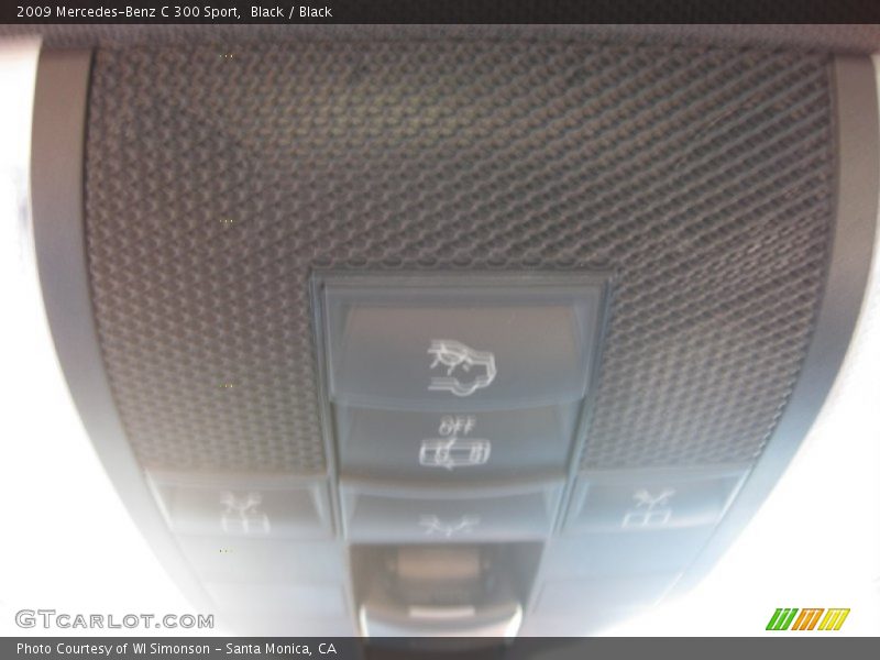 Black / Black 2009 Mercedes-Benz C 300 Sport