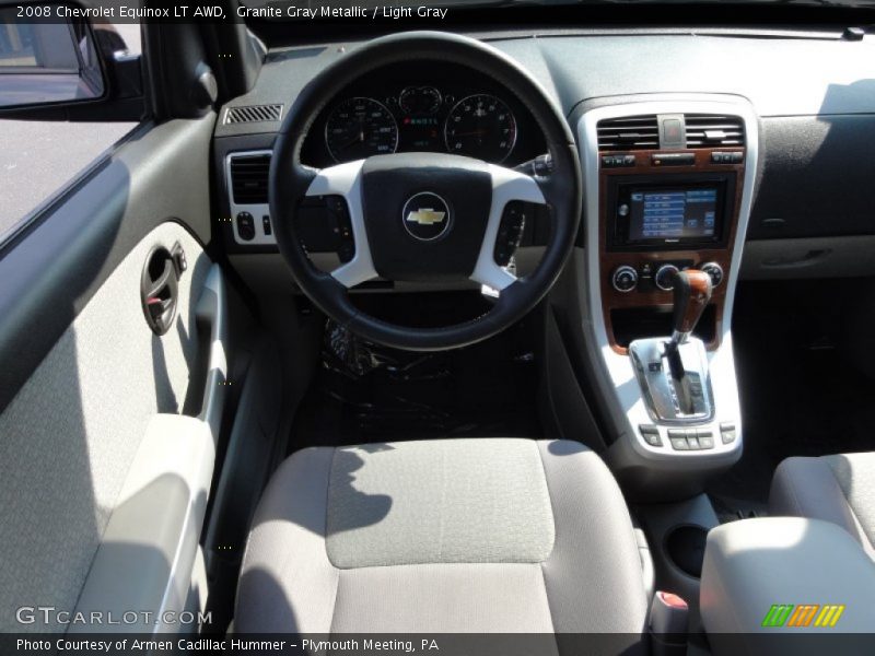 Granite Gray Metallic / Light Gray 2008 Chevrolet Equinox LT AWD