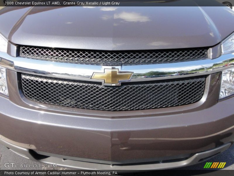 Granite Gray Metallic / Light Gray 2008 Chevrolet Equinox LT AWD