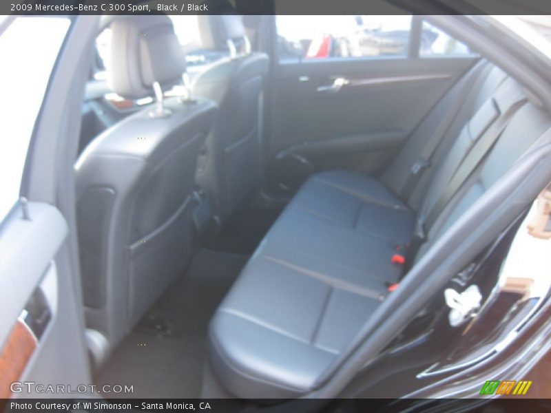 Black / Black 2009 Mercedes-Benz C 300 Sport