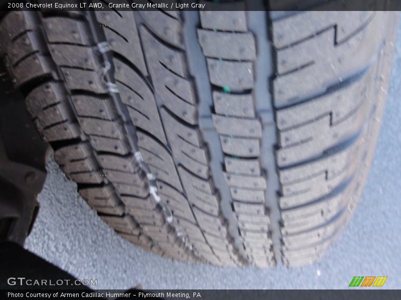 Granite Gray Metallic / Light Gray 2008 Chevrolet Equinox LT AWD