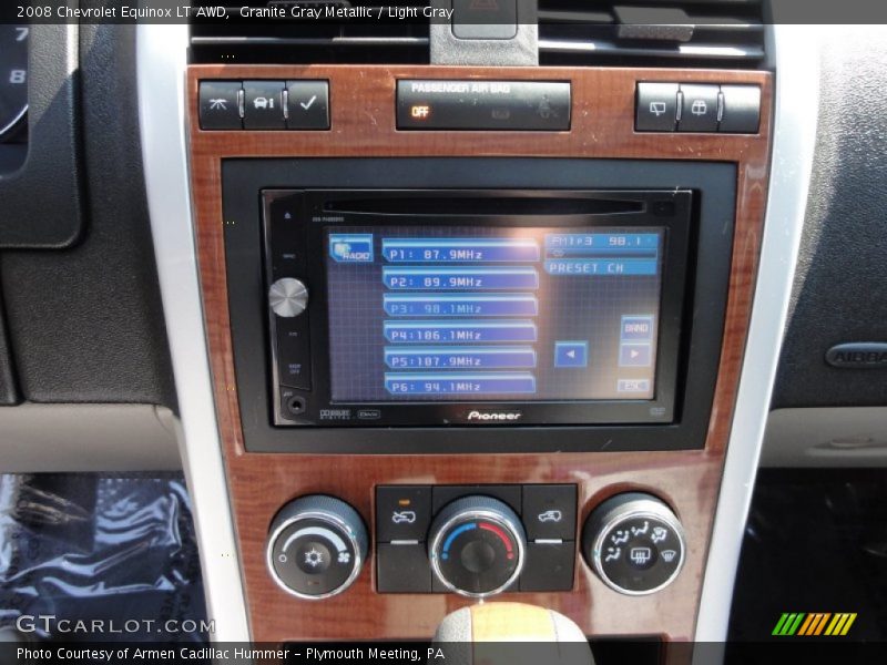 Granite Gray Metallic / Light Gray 2008 Chevrolet Equinox LT AWD